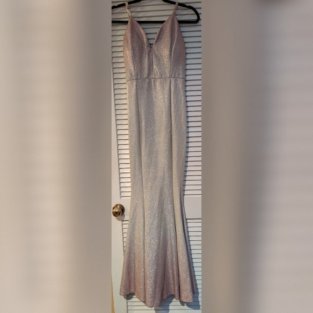 Bailey Blue Ombre Sparkle Mermaid Dress | Size 3